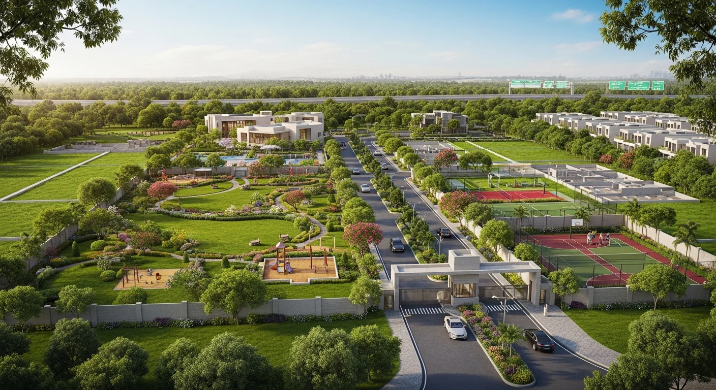 Hiranandani Karjat Plot Dimensions and Infrastructure Layout