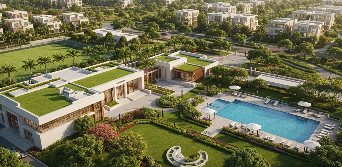 Exterior Panorama of Hiranandani Karjat Villa Community